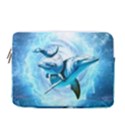 Dolphin Blue Fantasy 13  Vertical Laptop Sleeve Case With Pocket View1