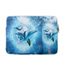 Dolphin Blue Fantasy 13  Vertical Laptop Sleeve Case With Pocket View2