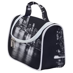 Nyc New York Skyline City Buildings Satchel Handbag by Loisa77