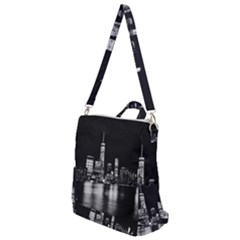 Nyc New York Skyline City Buildings Crossbody Backpack by Loisa77