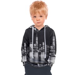 Nyc New York Skyline City Buildings Kids  Overhead Hoodie