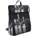 Nyc New York Skyline City Buildings Flap Top Backpack View2