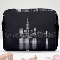 Nyc New York Skyline City Buildings Make Up Pouch (large) by Loisa77