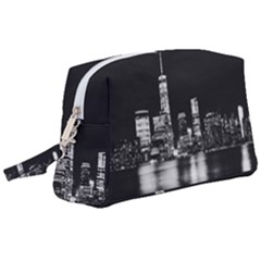 Nyc New York Skyline City Buildings Wristlet Pouch Bag (large) by Loisa77