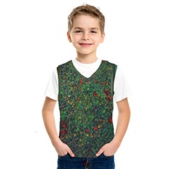 Grass Nature Meadow Kids  Basketball Tank Top by Loisa77