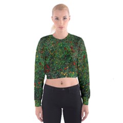 Grass Nature Meadow Cropped Sweatshirt