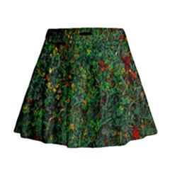 Grass Nature Meadow Mini Flare Skirt by Loisa77