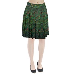 Grass Nature Meadow Pleated Skirt by Loisa77