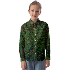 Grass Nature Meadow Kids  Long Sleeve Shirt by Loisa77