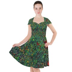 Grass Nature Meadow Cap Sleeve Midi Dress by Loisa77