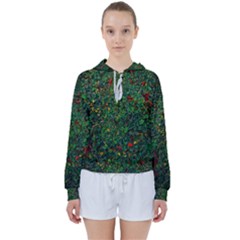 Grass Nature Meadow Women s Tie Up Sweat