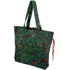 Grass Nature Meadow Drawstring Tote Bag by Loisa77