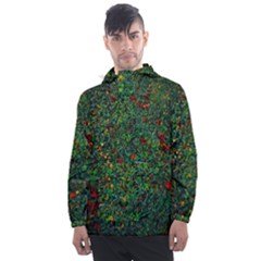 Grass Nature Meadow Men s Front Pocket Pullover Windbreaker by Loisa77