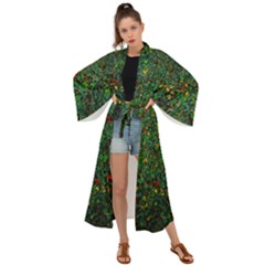 Grass Nature Meadow Maxi Kimono by Loisa77