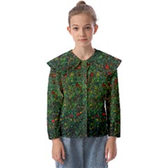 Grass Nature Meadow Kids  Peter Pan Collar Blouse by Loisa77