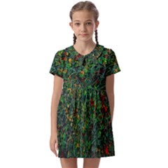 Grass Nature Meadow Kids  Asymmetric Collar Dress by Loisa77