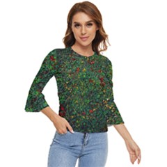 Grass Nature Meadow Bell Sleeve Top