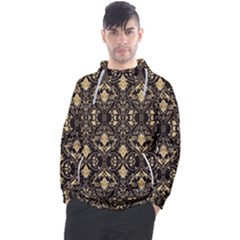 Vintage Batik Art Architecture Pattern Men s Pullover Hoodie