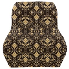 Vintage Batik Art Architecture Pattern Car Seat Back Cushion  by Ravend