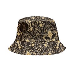 Vintage Batik Art Architecture Pattern Bucket Hat by Ravend