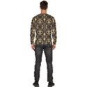 Vintage Batik Art Architecture Pattern Men s Fleece Sweatshirt View4