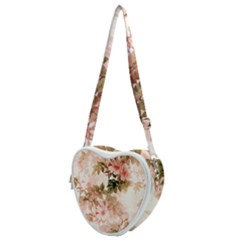 Flower Plant Vintage Retro Heart Shoulder Bag by Ravend