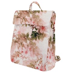 Flower Plant Vintage Retro Flap Top Backpack