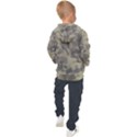 Geometric Bliss Print Pattern Design Kids  Hooded Pullover View2