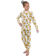 Potato Pattern 15 Kids  Long Sleeve Set 