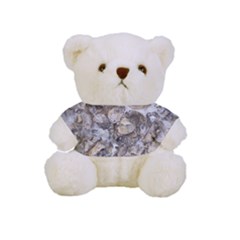 Fossilized Seashell Texture Print Design Bk Full Print Cuddly Teddy Bear by dflcprintsclothing