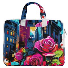 City Rose 2-gigapixel-art-scale-4 00x Macbook Pro 13  Double Pocket Laptop Bag