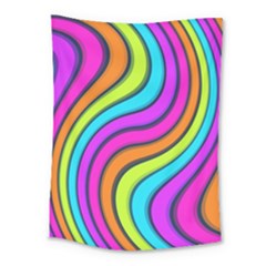 Swirl Twirl Design Pattern Waves Medium Tapestry