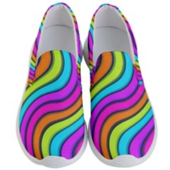 Swirl Twirl Design Pattern Waves Men s Lightweight Slip Ons by Loisa77