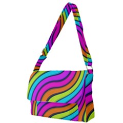 Swirl Twirl Design Pattern Waves Full Print Messenger Bag (s) by Loisa77