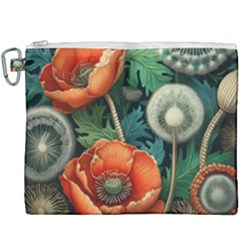 Flower Poppies Canvas Cosmetic Bag (xxxl) by Loisa77