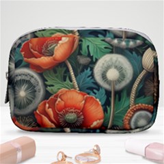 Flower Poppies Make Up Pouch (small) by Loisa77