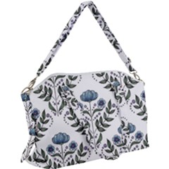 Flower Seamless Pattern Victorian Canvas Crossbody Bag