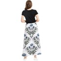 Flower Seamless Pattern Victorian Maxi Chiffon Skirt View2