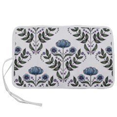 Flower Seamless Pattern Victorian Pen Storage Case (s)