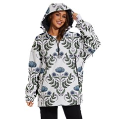 Flower Seamless Pattern Victorian Women s Ski And Snowboard Waterproof Breathable Jacket