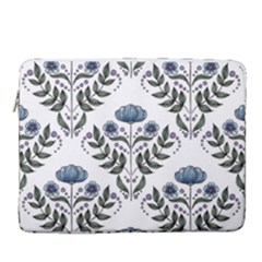 Flower Seamless Pattern Victorian 15  Vertical Laptop Sleeve Case With Pocket by Loisa77