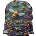 Bees Colony Flowers Giant Full Print Backpack View1