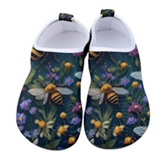 Bees Colony Flowers Men s Sock-style Water Shoes by Loisa77