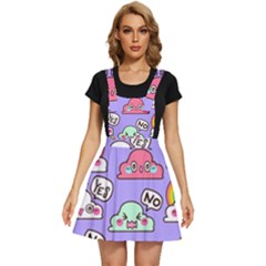 Cloud Seamless Pattern Apron Dress by Apen