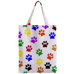 Pawprints Paw Prints Paw Animal Zipper Classic Tote Bag by Apen