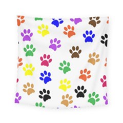 Pawprints Paw Prints Paw Animal Square Tapestry (small)