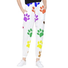 Pawprints Paw Prints Paw Animal Women s Tapered Pants by Apen