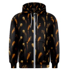 Abstract Art Pattern Warm Colors Men s Zipper Hoodie