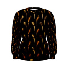 Abstract Art Pattern Warm Colors Women s Sweatshirt