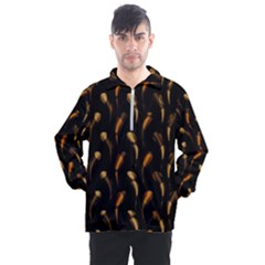 Abstract Art Pattern Warm Colors Men s Half Zip Pullover